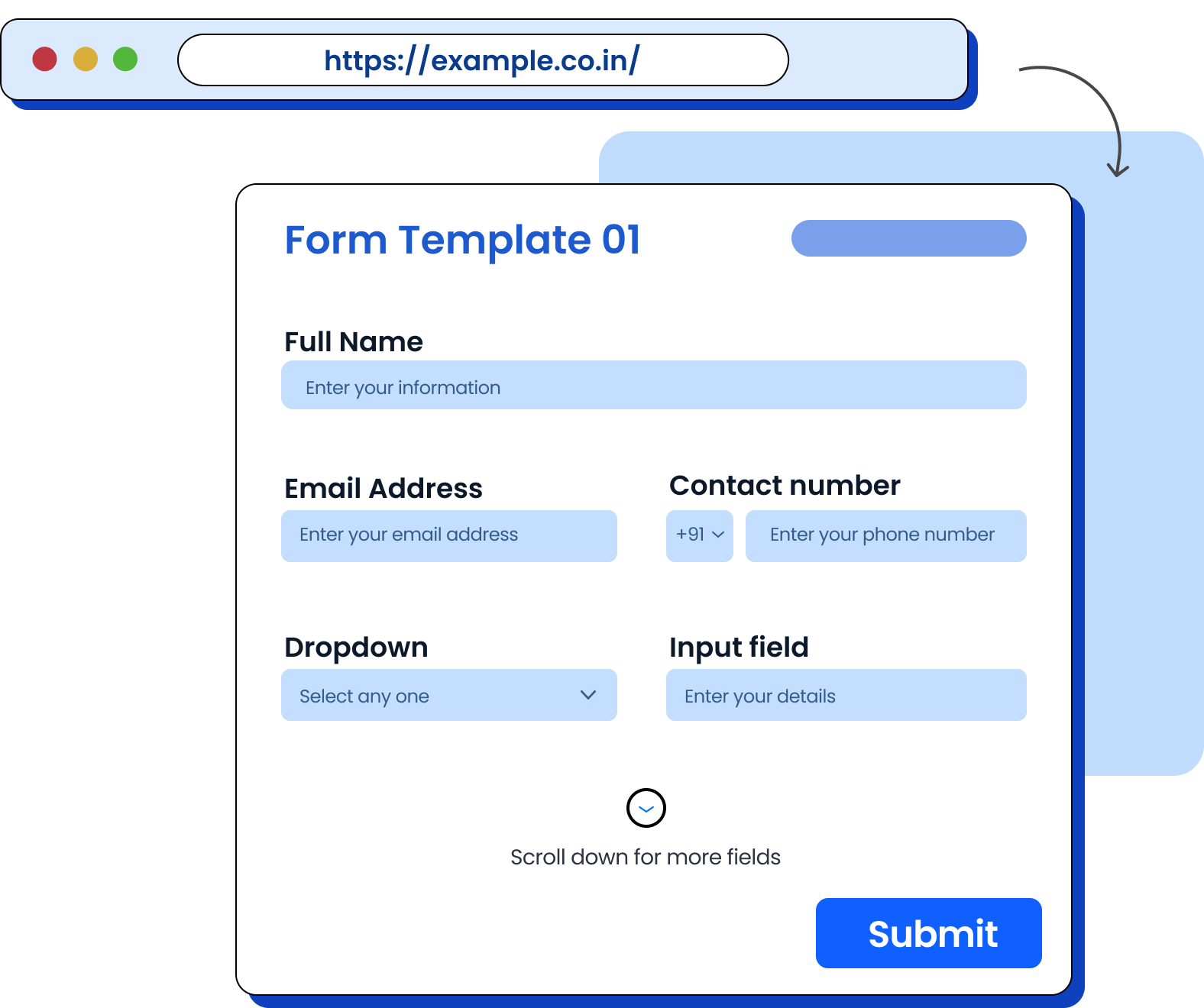 All at once form generator