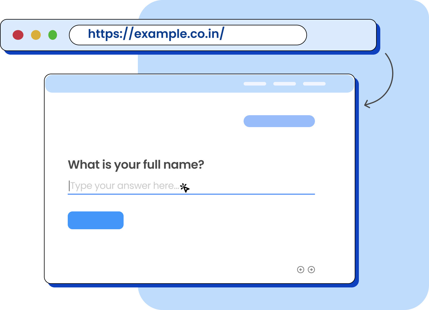 No code builder card form