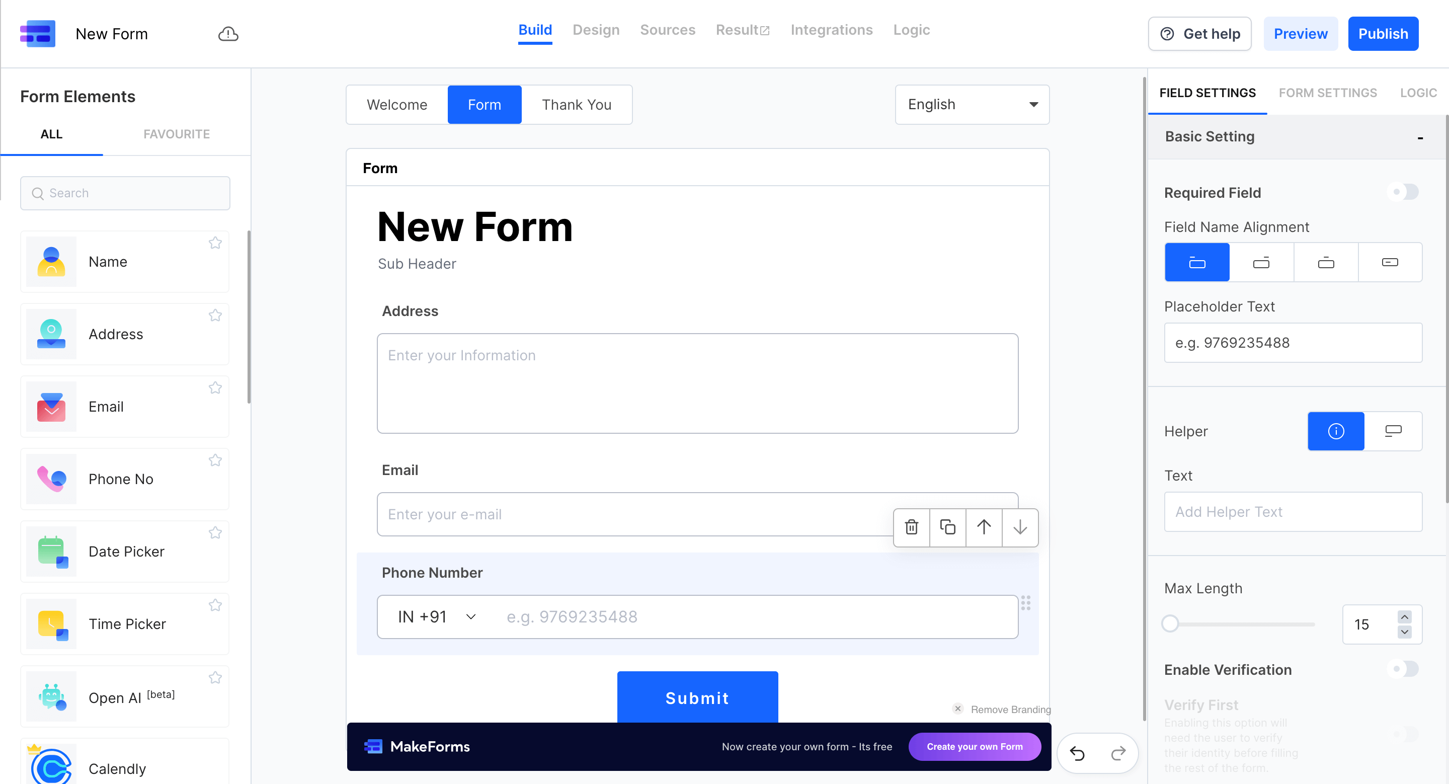 makeforms-dashboard