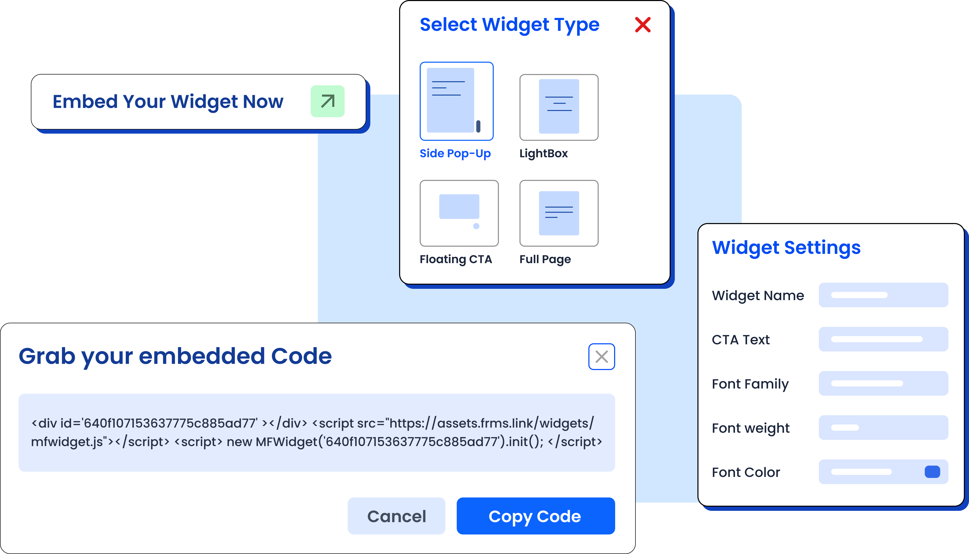 Makeforms-offers-Widgets-for-embedding-form