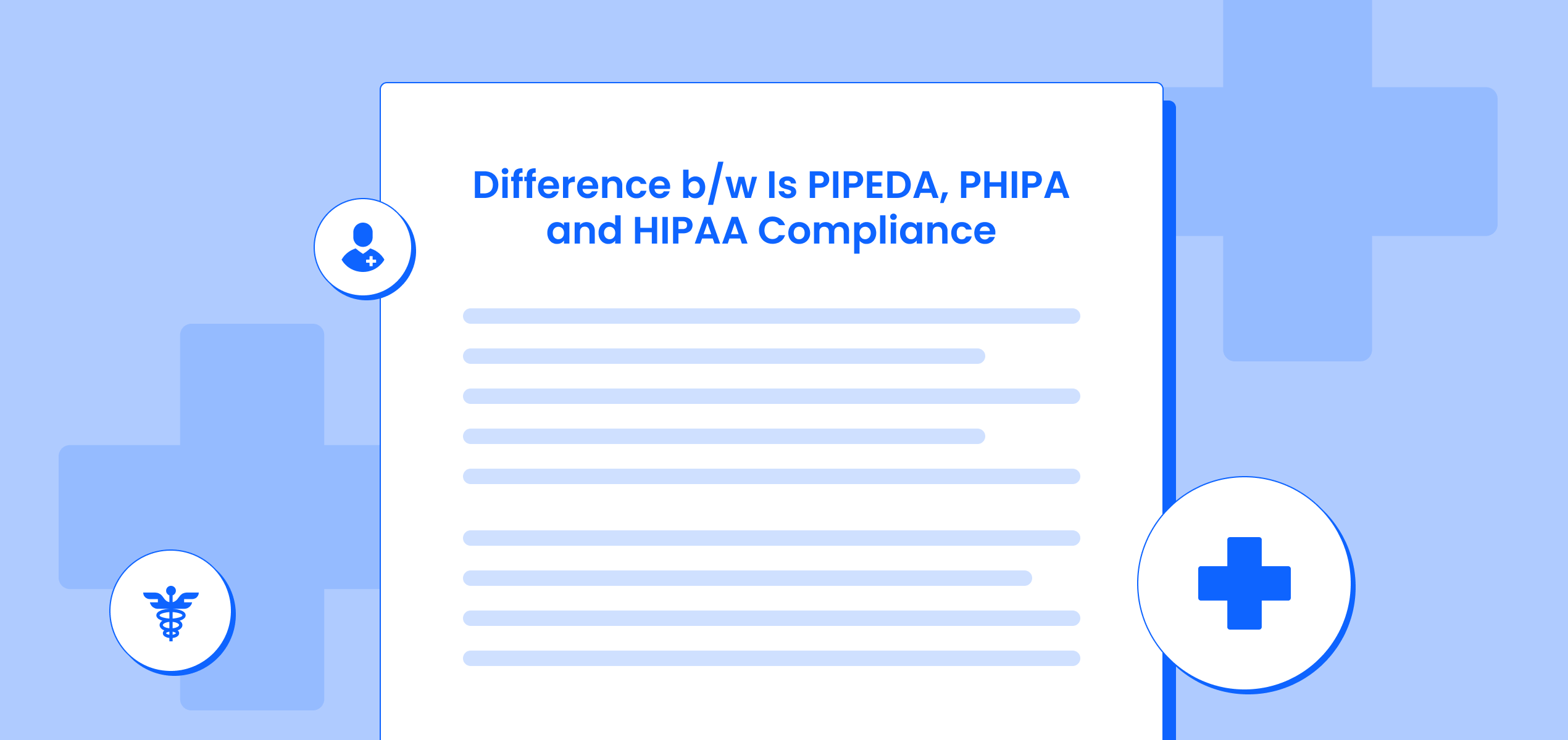 Is PIPEDA, PHIPA and HIPAA Compliance the same