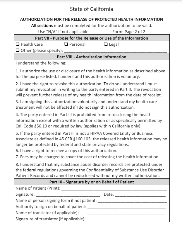 Sample-HIPAA-Release-Form-California-page-02