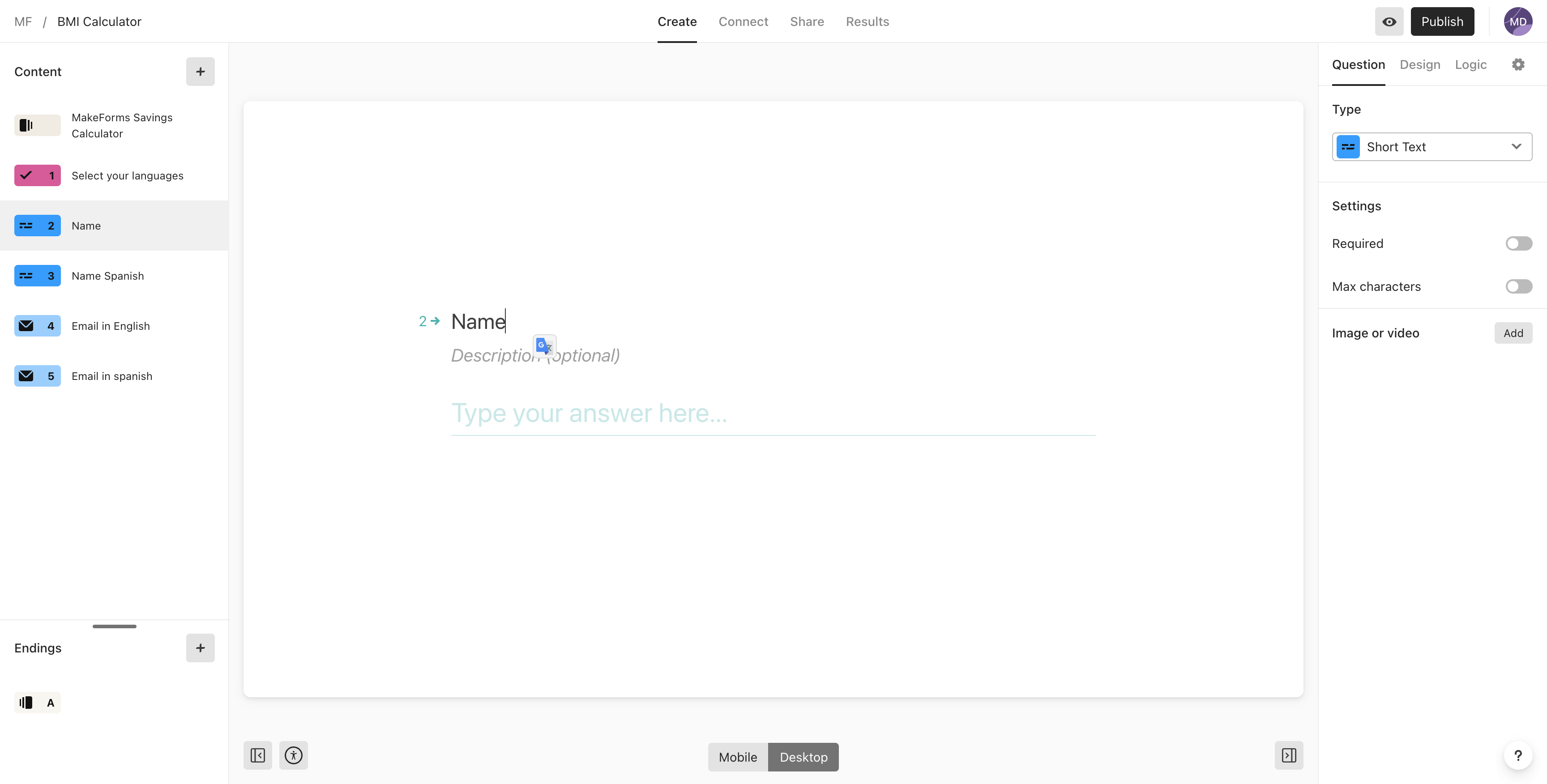 Typeform Alternative