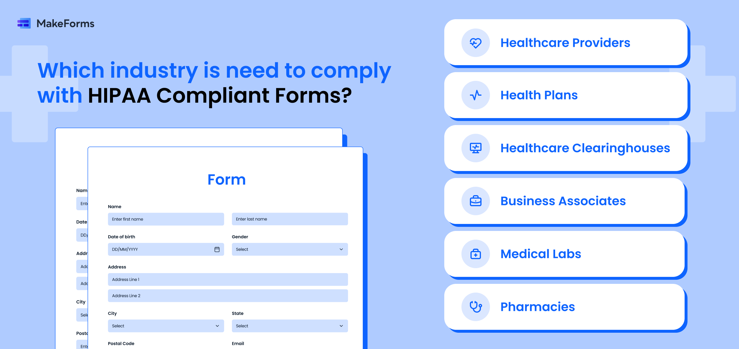 Which-industry-is-need-to-comply-with-HIPAA-Compliant-Forms