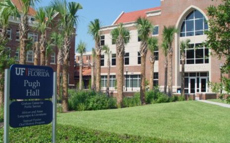 One of the buildings on the University of Florida campus