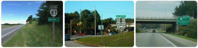 State Route 87 in North Carolina